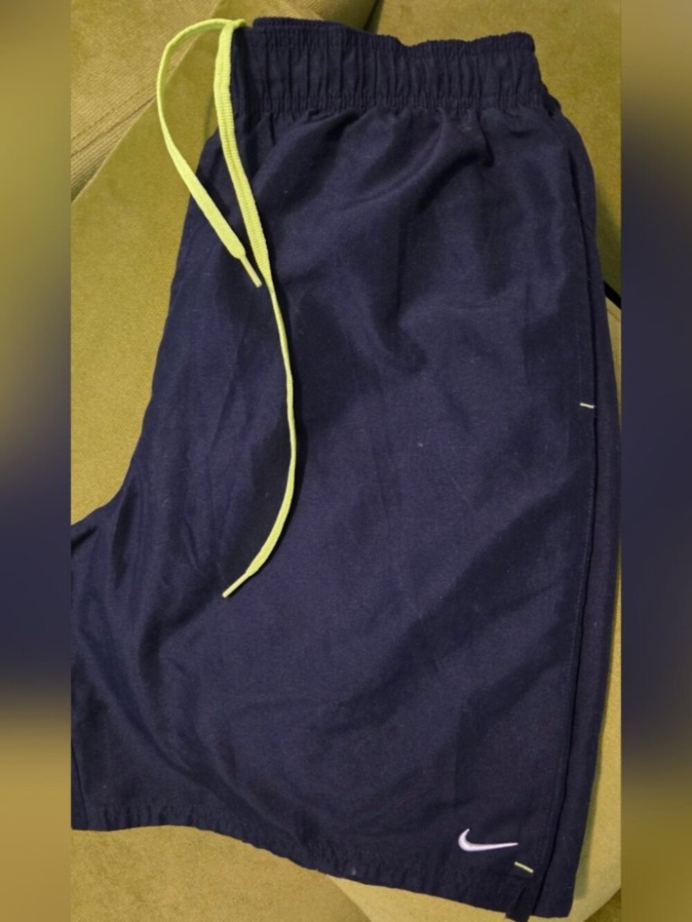 Nike 100% Nylon  Women's shorts - Elastic band, N w/out tags. Navy Medium